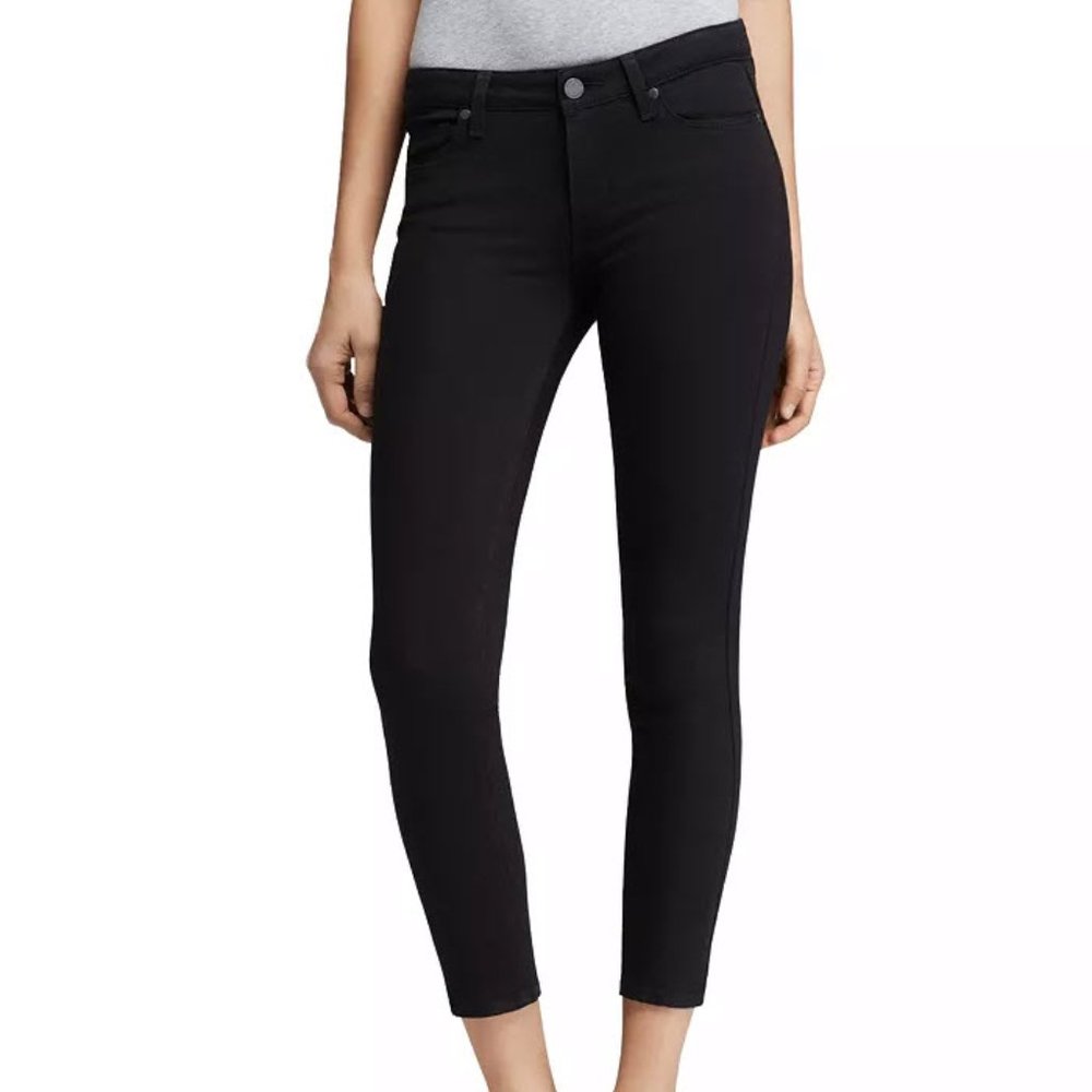 PAIGE Verdugo Crop in Black